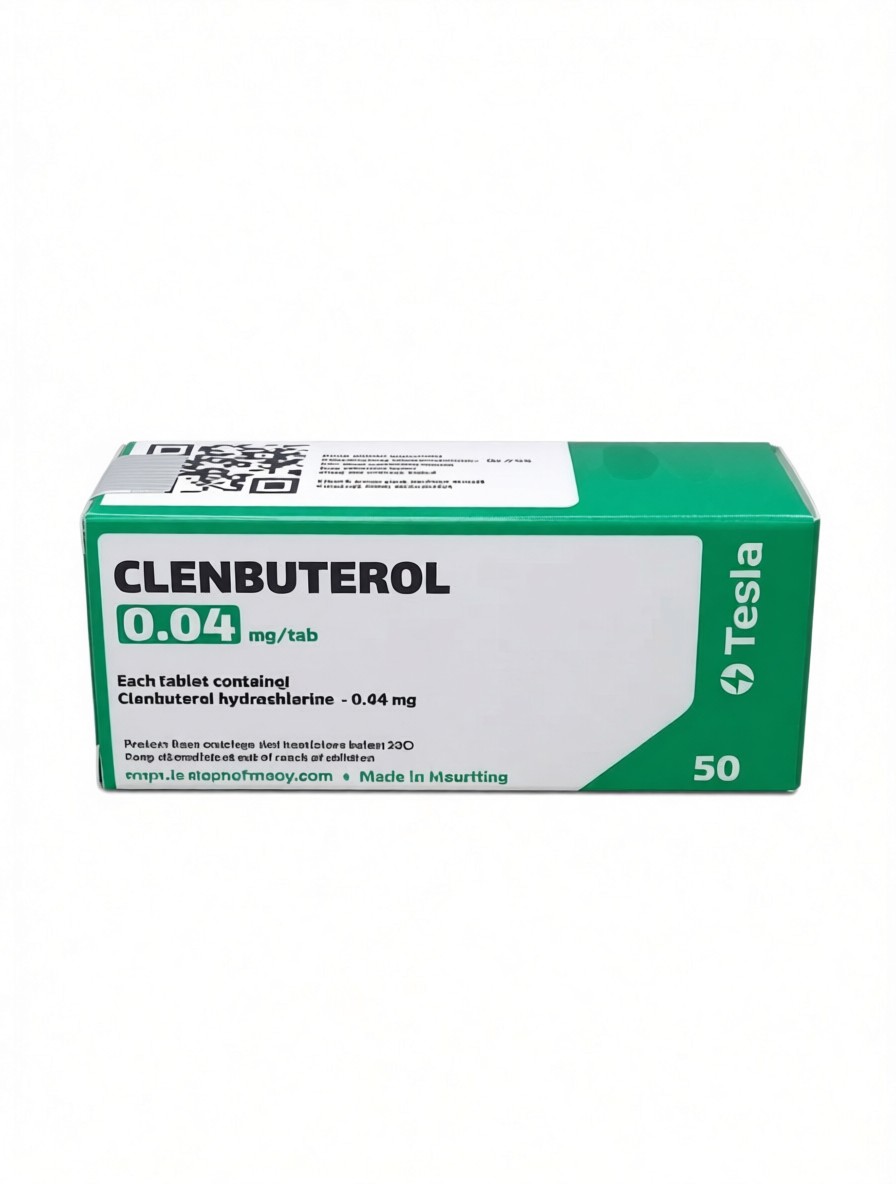TESLA CLENBUTEROL 0,04MG/TAB - ЦЕНА ЗА 100 ТАБ